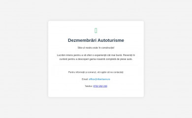dezmembrariautoturisme.ro screenshot