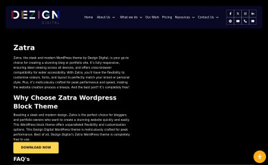 https://dezigndigital.com.au/themes/zatra/ screenshot