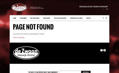 dezwaanlive.nl screenshot