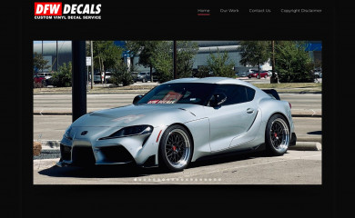 dfwdecals.com screenshot
