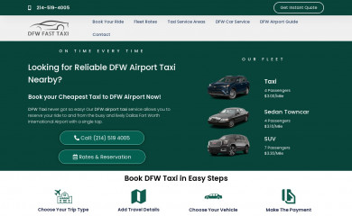 dfwfasttaxi.com screenshot