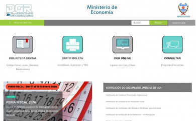 dgrsantiago.gob.ar screenshot