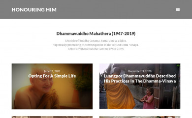 dhammavuddho.com screenshot