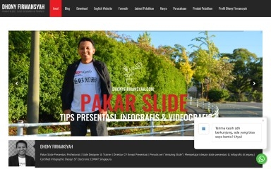 dhonyfirmansyah.com screenshot