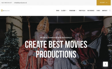 dhproduction.sk screenshot