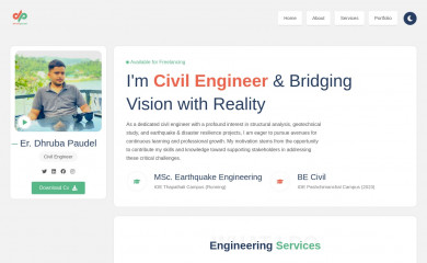 dhrubapaudel.com.np screenshot