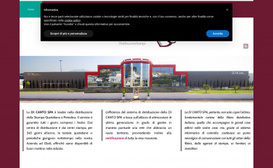 dicantospa.it screenshot