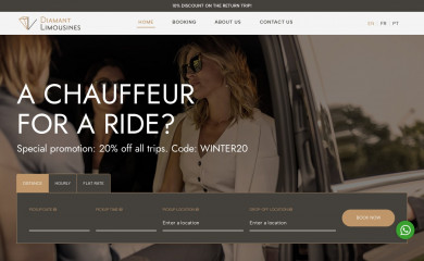 diamant-limousines.ch screenshot