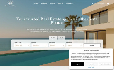 diamondestates-spain.com screenshot