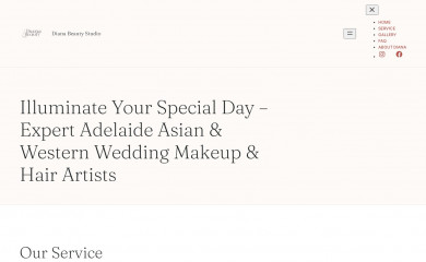 dianabeautymakeup.com screenshot
