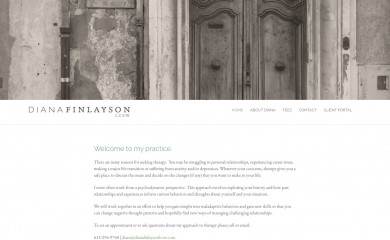 dianafinlaysonlcsw.com screenshot