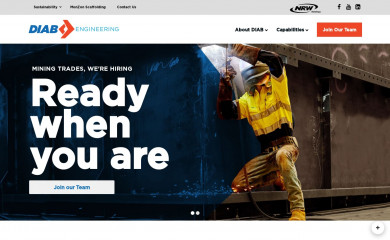 diabengineering.com.au screenshot