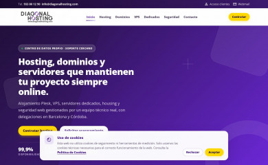 diagonalhosting.com screenshot