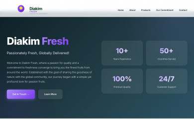 diakimfresh.com screenshot