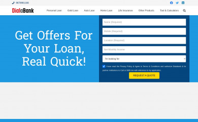 dialabank.com screenshot