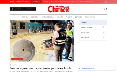 diariodechimbote.com screenshot