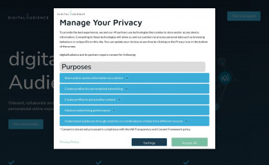 digitalaudience.io screenshot