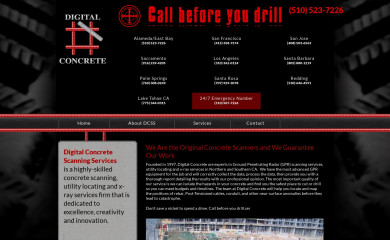 digitalconcretescanning.com screenshot