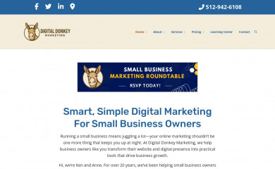 digitaldonkeymarketing.com screenshot