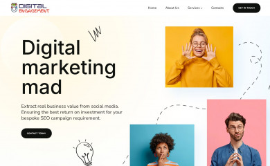 digitalengagement.in screenshot
