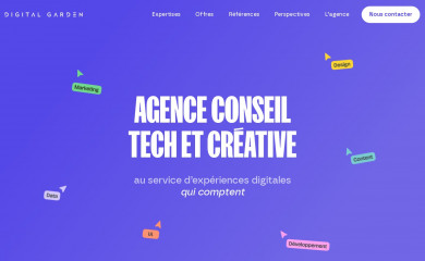 https://www.digitalgarden.fr screenshot