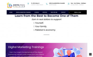 digitalminds.pk screenshot