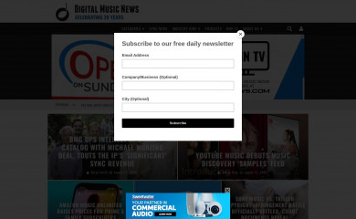digitalmusicnews.com screenshot