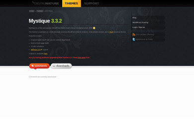 http://digitalnature.eu/themes/mystique/ screenshot