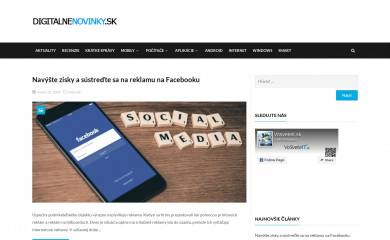 digitalnenovinky.sk screenshot