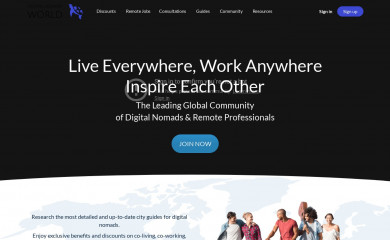 digitalnomads.world screenshot