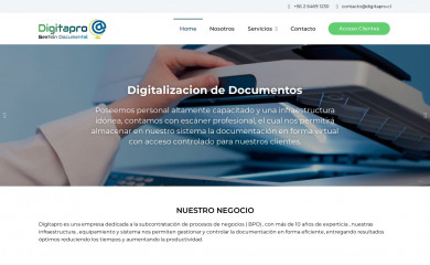 digitapro.cl screenshot