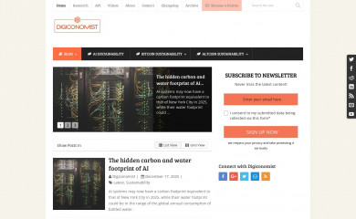 digiconomist.net screenshot