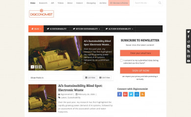digiconomist.net screenshot