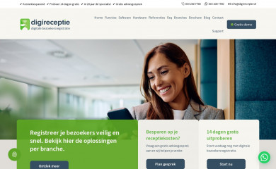 digireceptie.nl screenshot