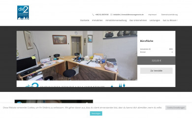die-2-immobilienmanagement.de screenshot