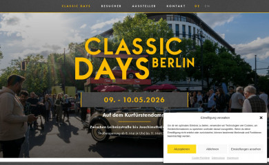 die-classic-days-berlin.de screenshot