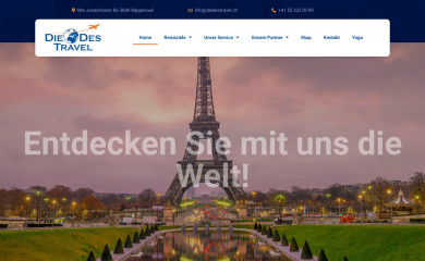 diedestravel.ch screenshot