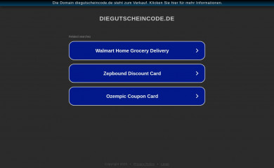 diegutscheincode.de screenshot