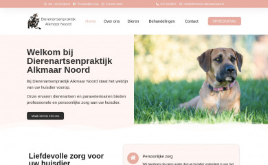 dierenarts-alkmaarnoord.nl screenshot
