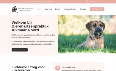 dierenarts-alkmaarnoord.nl screenshot