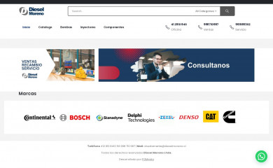 dieselmoreno.cl screenshot