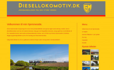 diesellokomotiv.dk screenshot