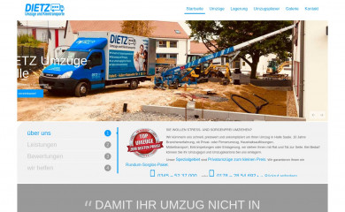 dietz-umzuege.de screenshot