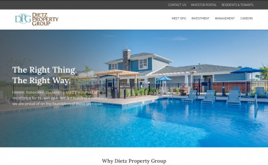 dietzpropertygroup.com screenshot