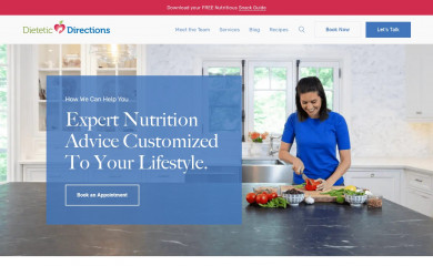 dieteticdirections.com screenshot