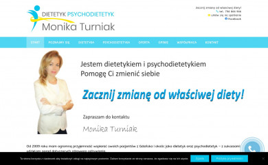 dietetykmonikaturniak.pl screenshot