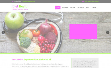 diethealth.co.uk screenshot