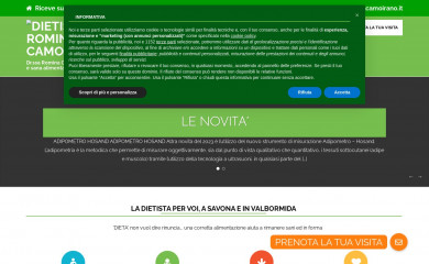 dietistacamoirano.it screenshot
