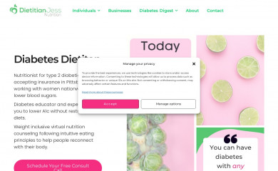dietitianjess.com screenshot