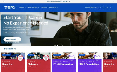 diontraining.com screenshot